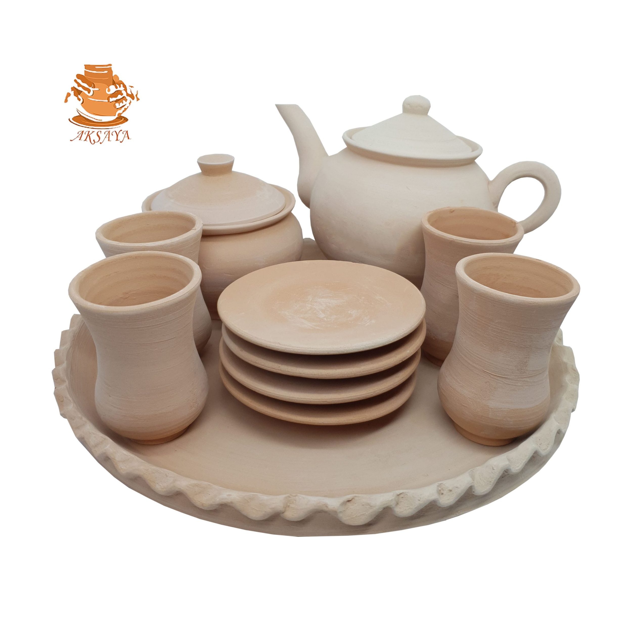 سرویس چای خوری سفالی