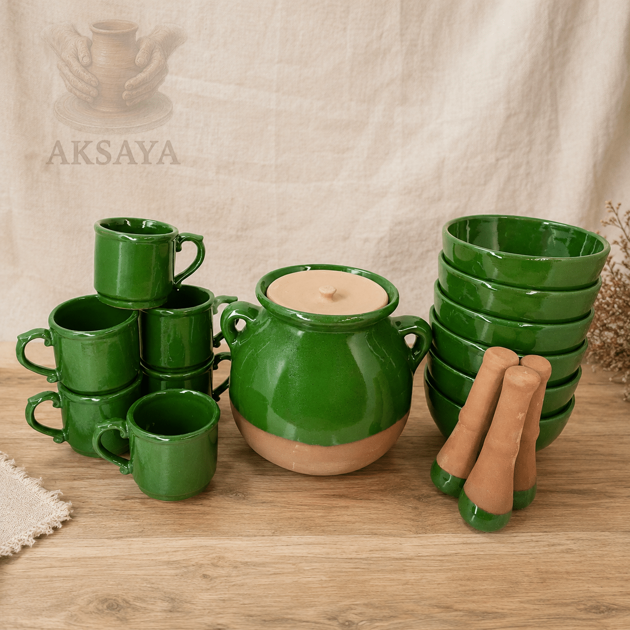 سرویس دیزی‌خوری ۱۶ پارچه ۶ نفره
