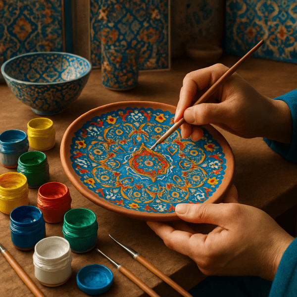 نقاشی روی سفال